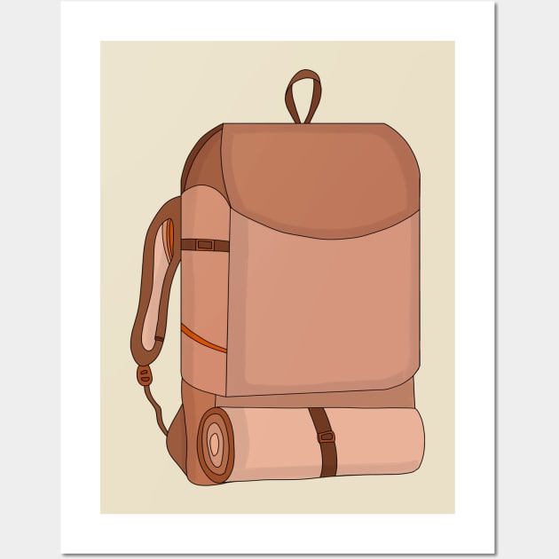 Camping Bag Wall Art by DiegoCarvalho